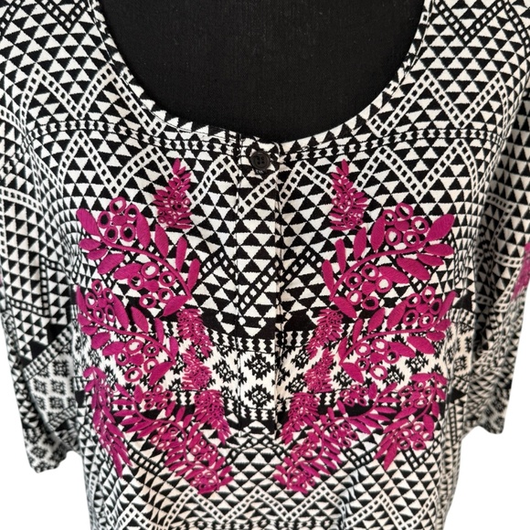 MAEVE Anthropologie Southwestern-Inspired Top, Size Small - Picture 2 of 8